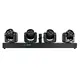 LED lighting system with 4 individually controllable 60 W moving heads with flower effect in RGBW-Bild-5