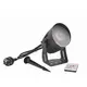 Weather-proof LED spotlight (IP65) with 15 W LED, incl. IR remote control, frost filter & ground stake-Bild-5