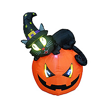 Link_Grands objets d'Halloween et ventilateur