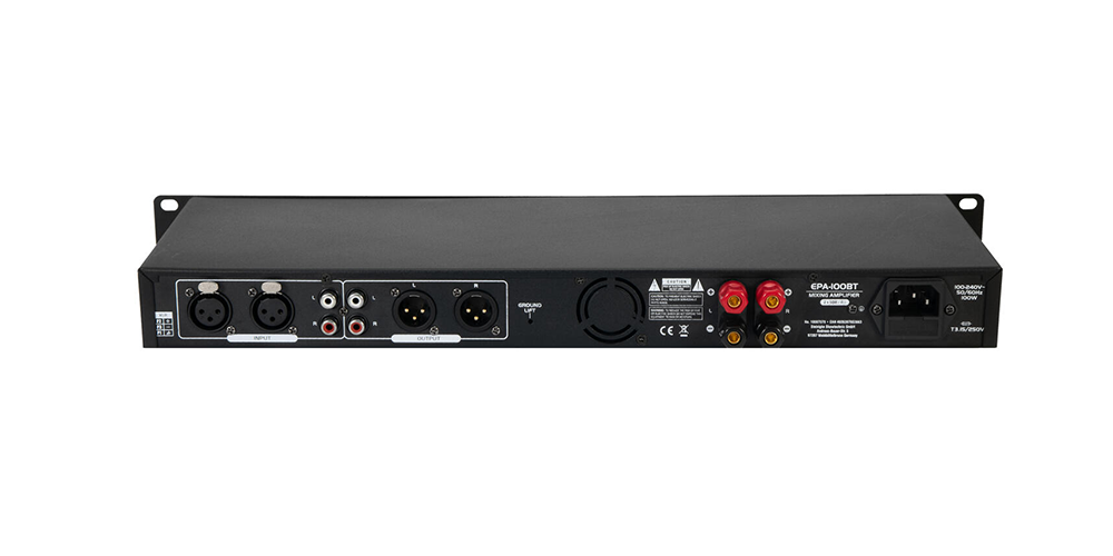 OMNITRONIC EPA-100BT Connections