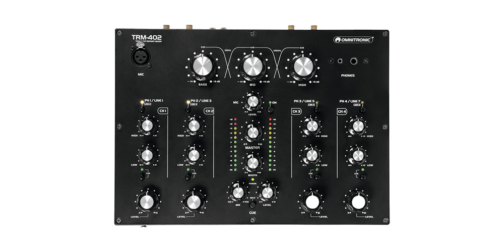 OMNITRONIC TRM-402 Top view