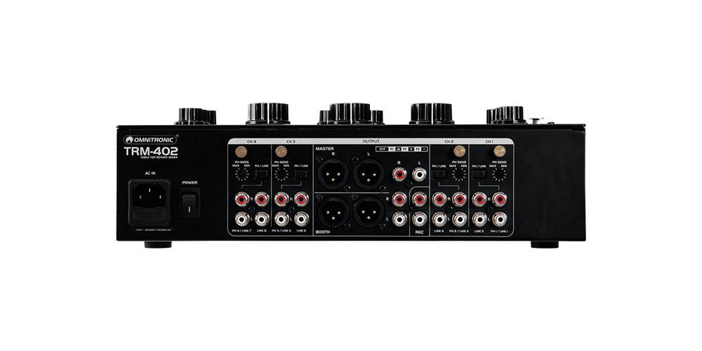 OMNITRONIC TRM-402 Connections