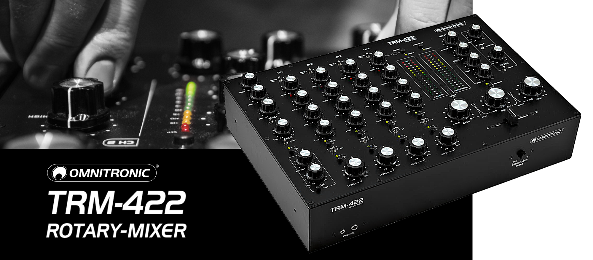 OMNITRONIC TRM-422 4-Kanal Rotary-Mixer Titelbild