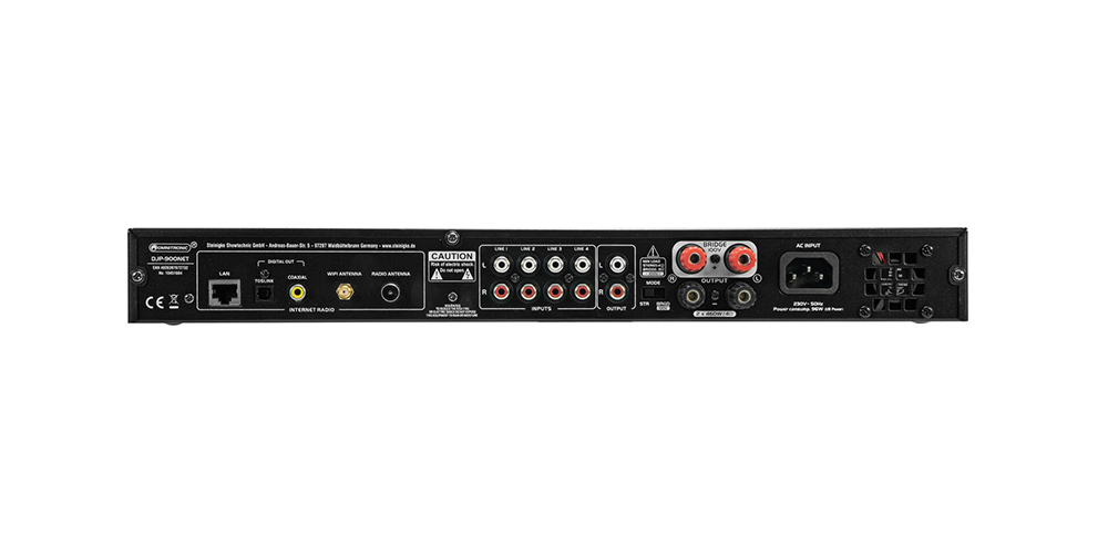 OMNITRONIC DJP-900NET Connexions