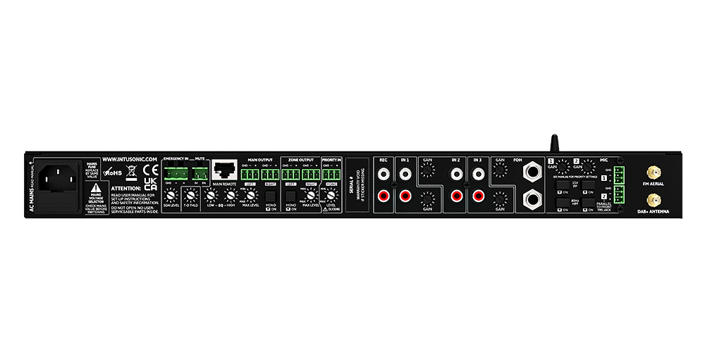 INTUSONIC PAA42+ Connexions