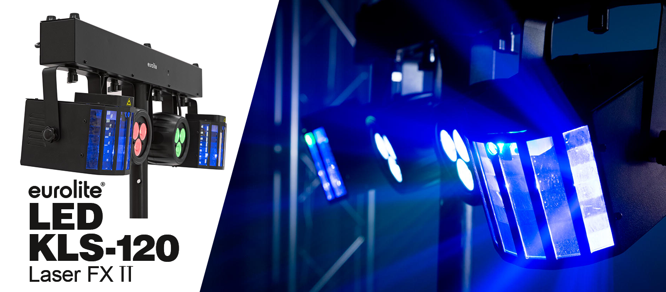 EUROLITE LED KLS-120 Laser FX II Compact Light Set cover image