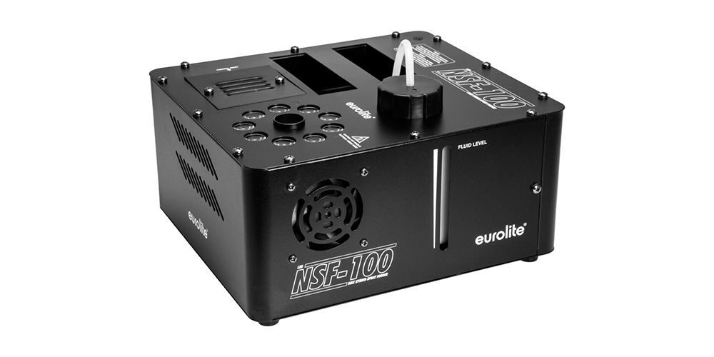 EUROLITE NSF-100 LED DMX Hybrid Spray Fogger front-view