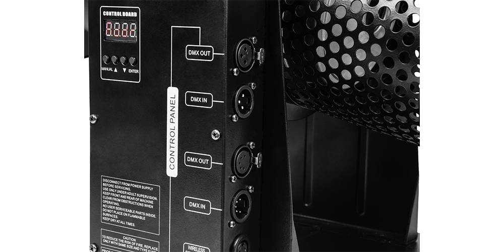 EUROLITE LED Confetti Storm connections